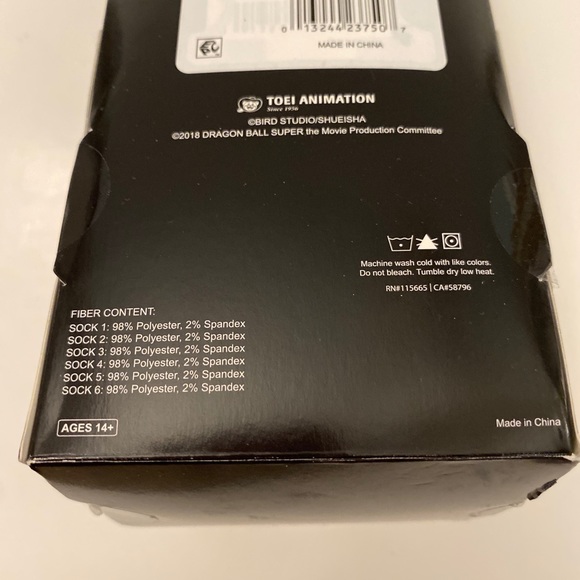 Dragon ball Super Broly The Movie 6pair crew socks - Picture 4 of 8